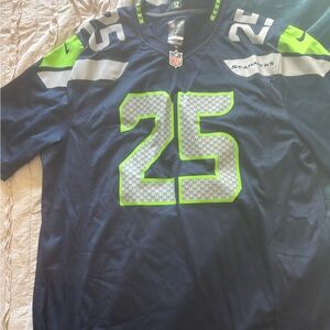 NFL Navy Blue Nike Seahawks XL Sherman Jersey